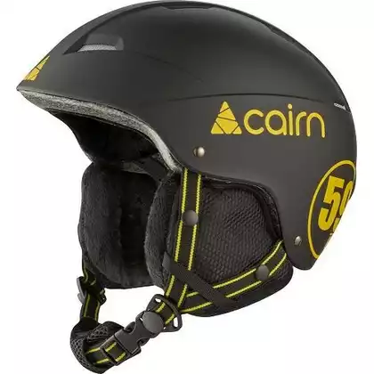 CAIRN Ski-/Snowboardhelm LOC ACTIVE T, black-yellow, 0605250202TU