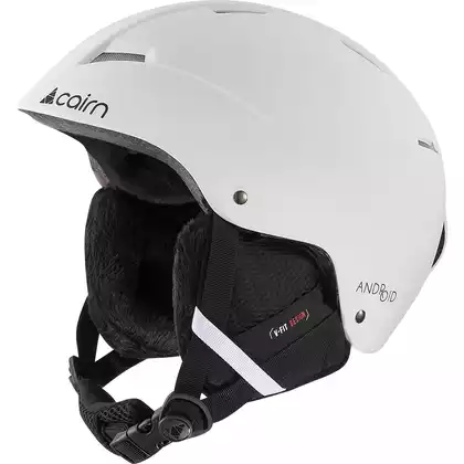 CAIRN Winter Ski - Snowboardhelm ANDROID mat white