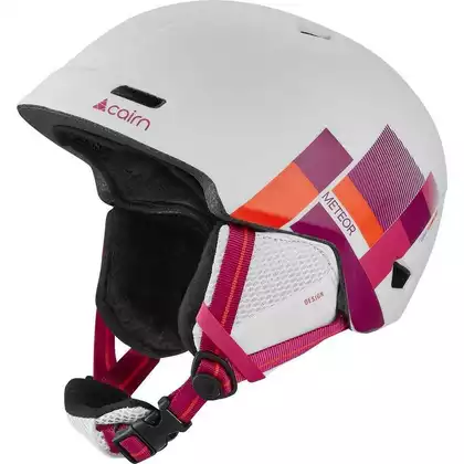 CAIRN Winter Ski - Snowboardhelm METEOR white/pink