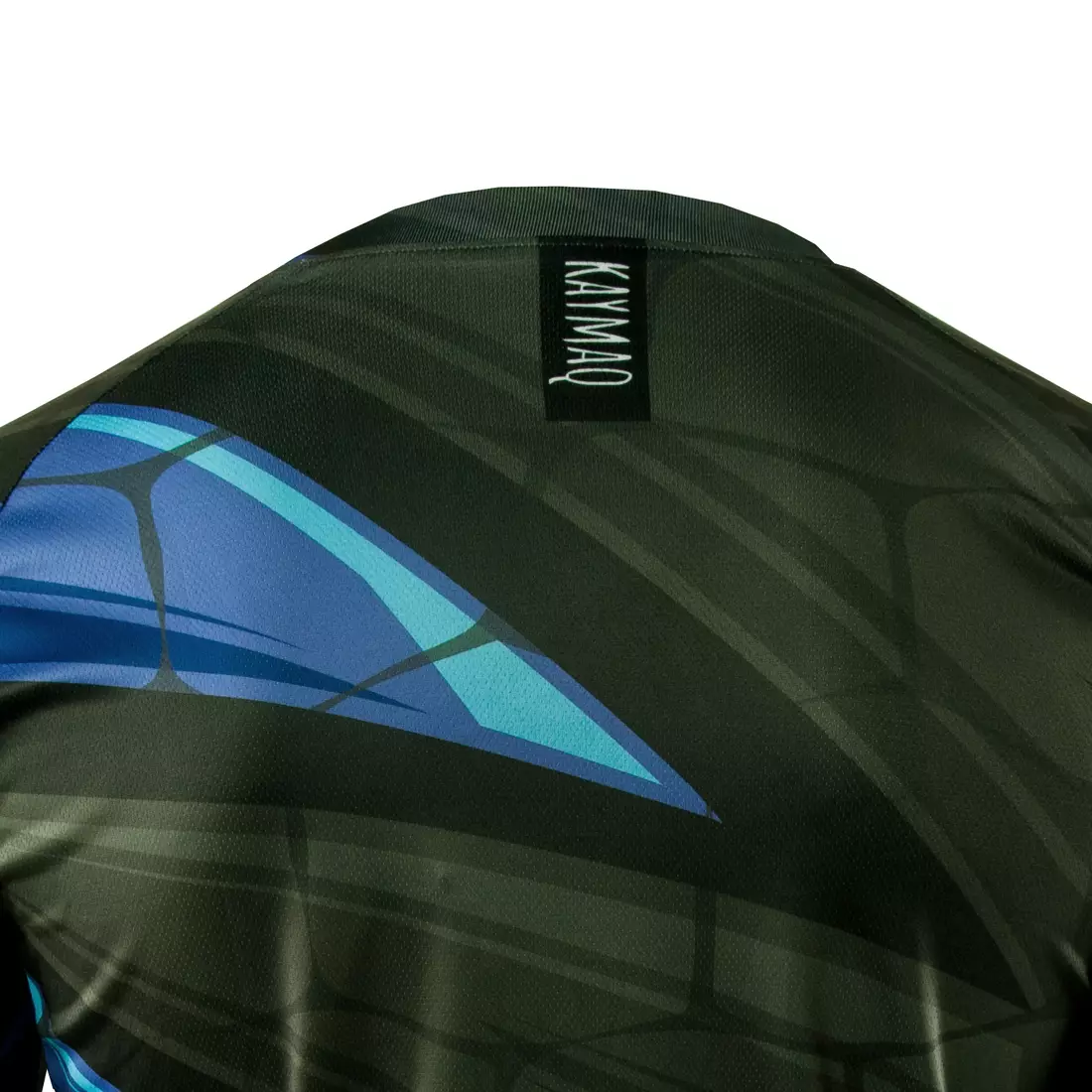 KAYMAQ DESIGN M64 lockeres Fahrradhemd MTB, blau