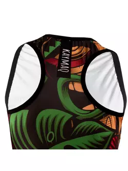 KAYMAQ DESIGN W1-M73 ärmelloses Fahrrad-T-Shirt für Frauen