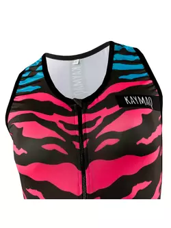 KAYMAQ DESIGN W1-W40 ärmelloses Fahrrad-T-Shirt für Frauen