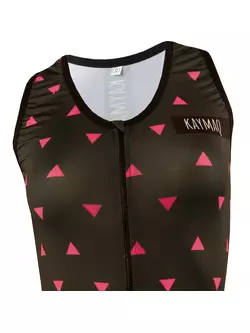 KAYMAQ DESIGN W1-W42 ärmelloses Fahrrad-T-Shirt für Frauen