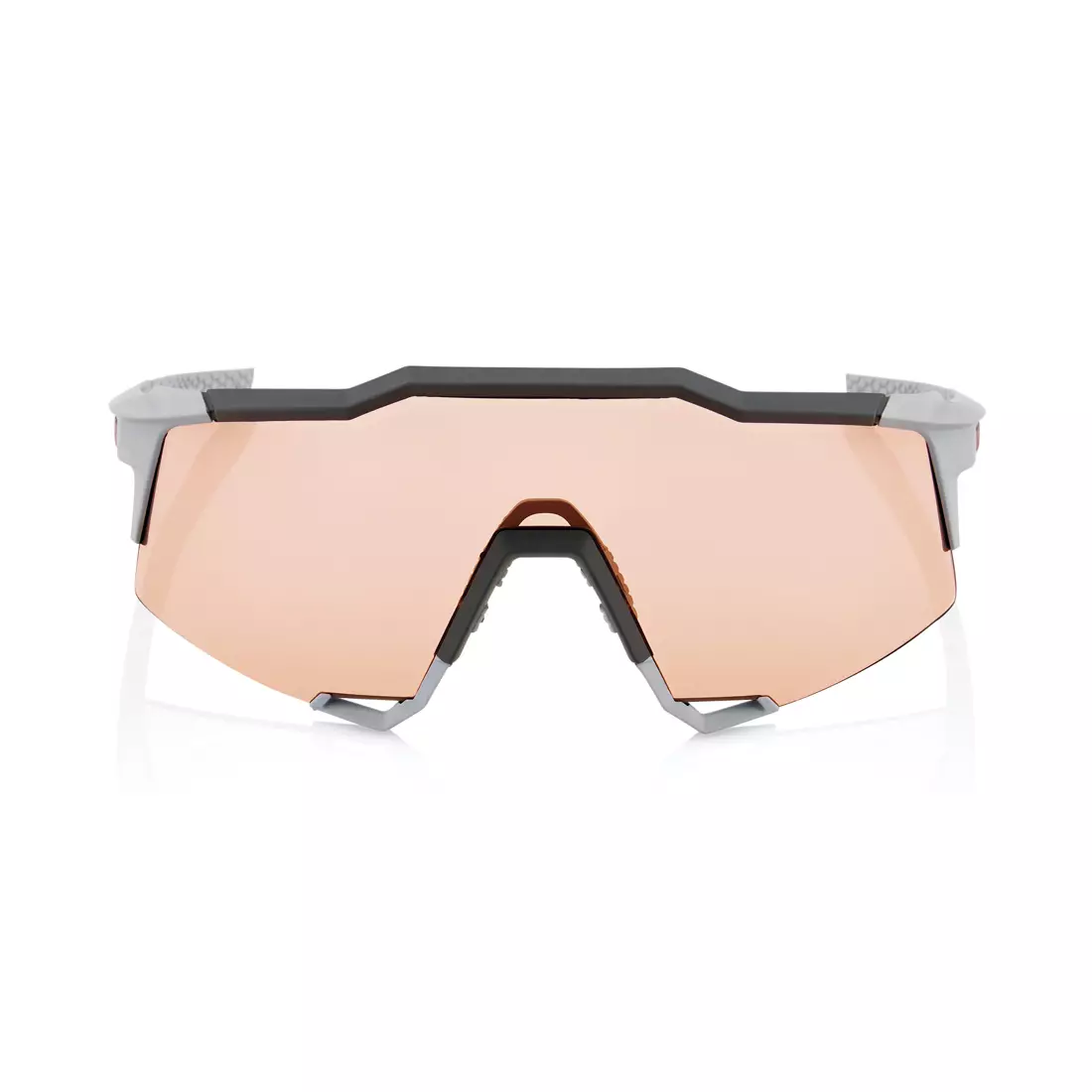 100% Sportbrille SPEEDCRAFT (HiPER Coral Lens) Soft Tact Stone Grey STO-61001-424-01