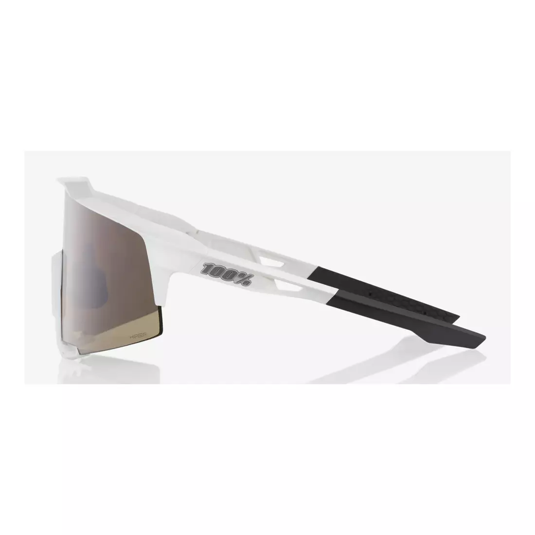 100% Sportbrille SPEEDCRAFT (HiPER Silver Mirror Lens) Matte White STO-61001-404-03
