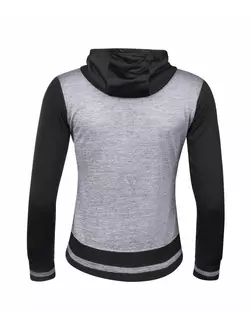 FORCE ADRIANA Sport-Sweatshirt für Damen, schwarz und rosa