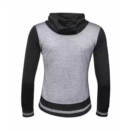 FORCE ADRIANA Sport-Sweatshirt für Damen, schwarz und rosa