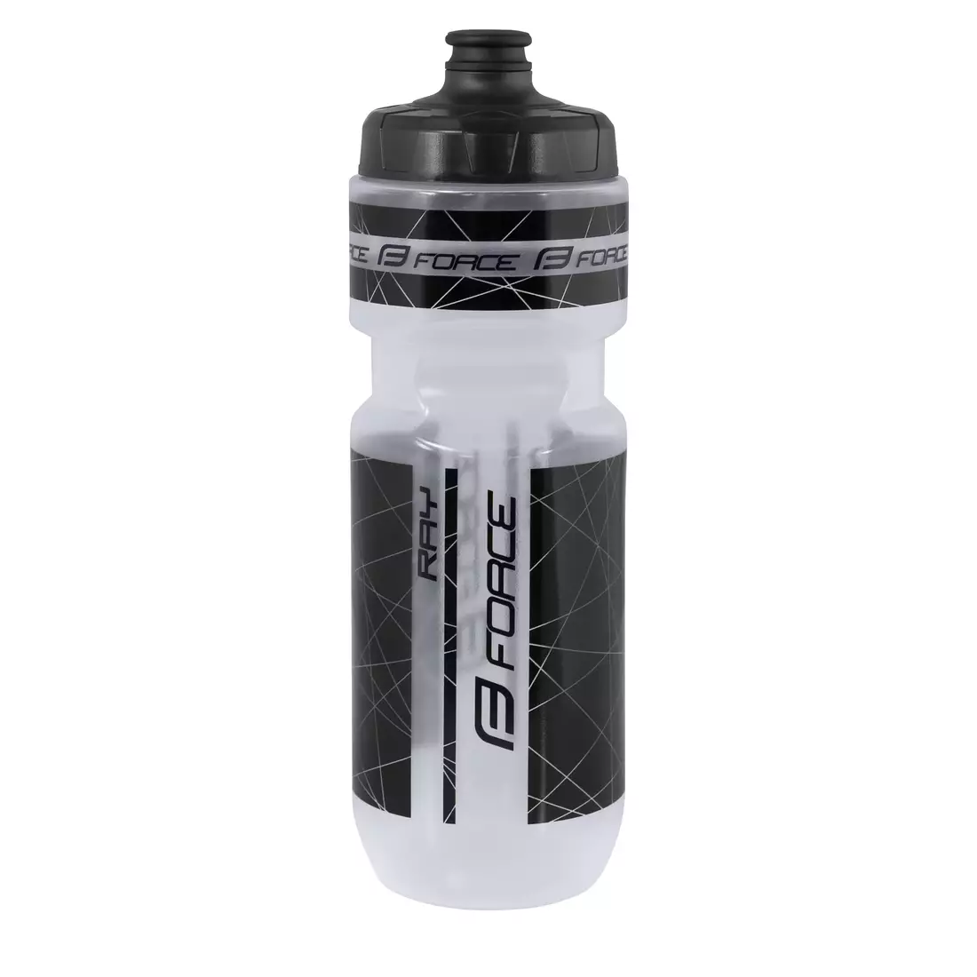 FORCE Fahrrad Wasserflasche RAY 0,75 l, transparent 253061