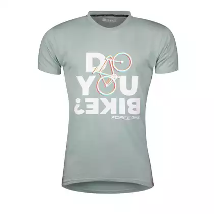FORCE Sport-T-Shirt BIKE, grau 90792