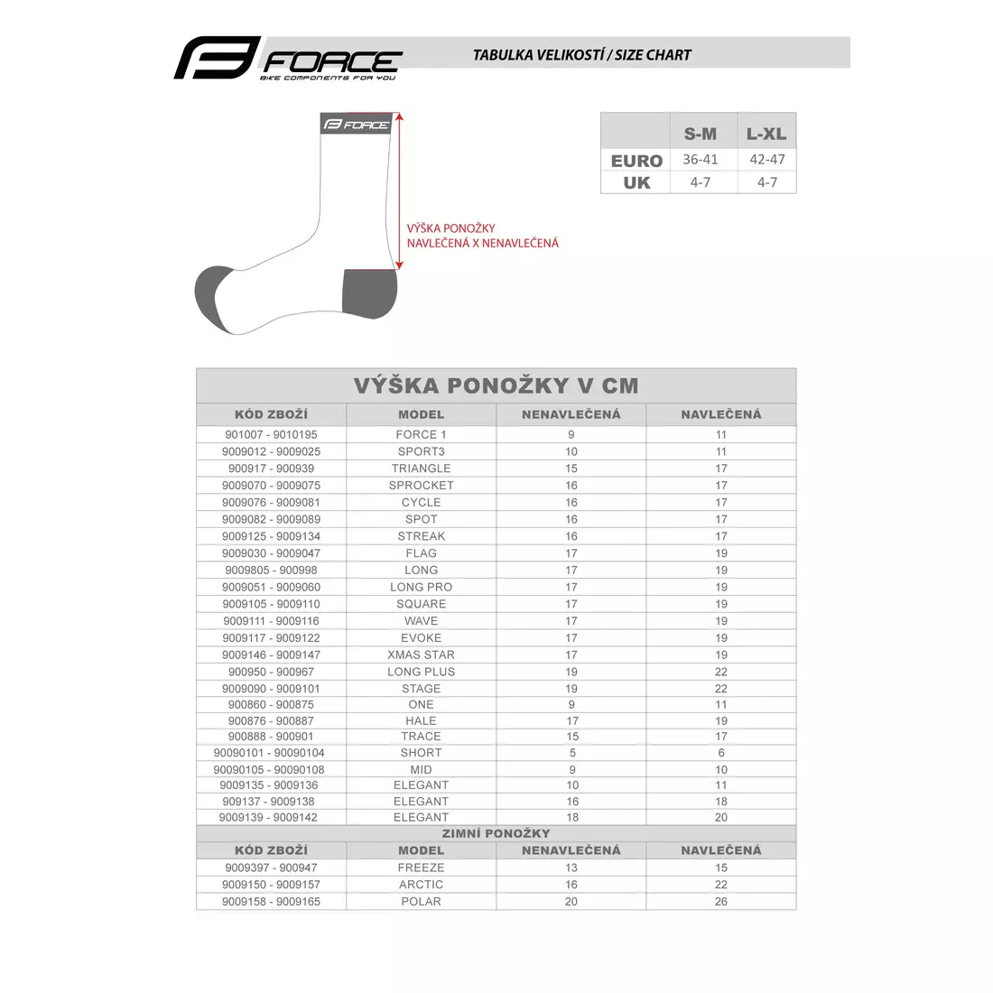 FORCE Radsport- / Sportsocken TRACE, gelb und weiß 900900