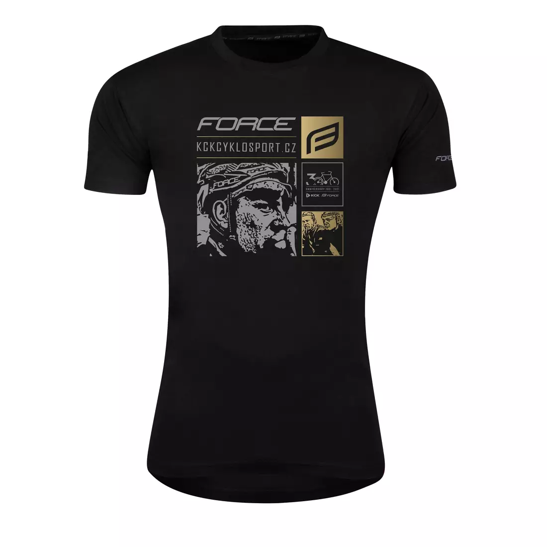 FORCE Sport-T-Shirt 30 YEARS, schwarz