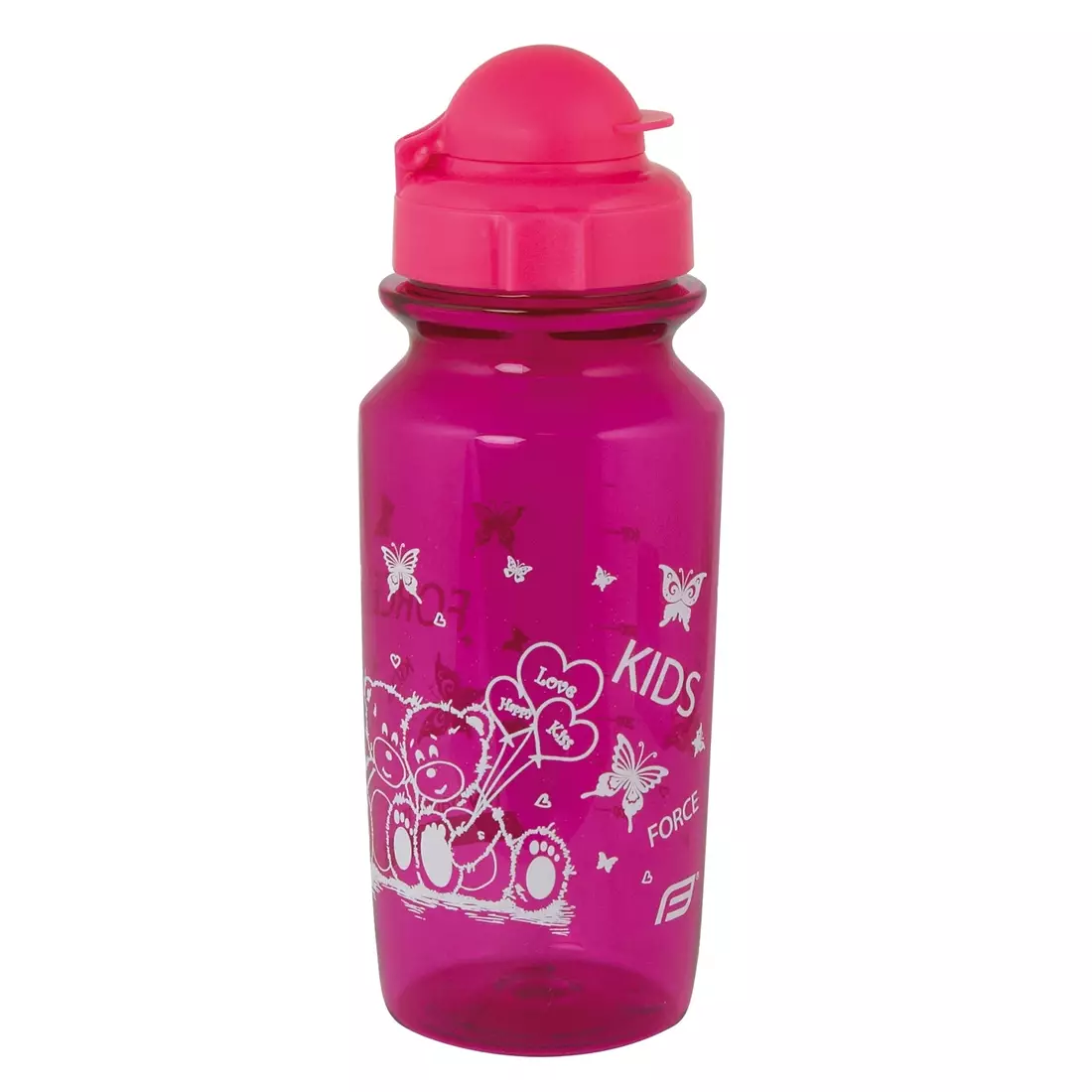FORCE Sportflasche für Kinder BEAR 500ml pink 250712