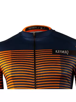 KAYMAQ M66 RACE Herren Fahrradtrikot kurzarm Orange