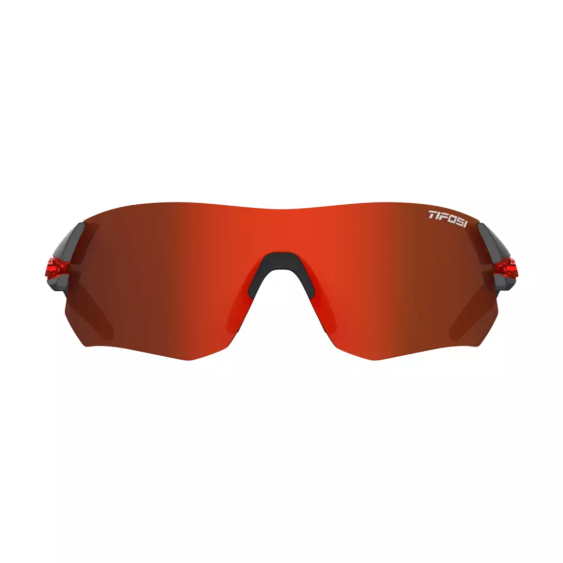 TIFOSI Brille mit Wechselgläsern TSALI CLARION (Clarion red, AC Red, Clear) gunmetal red TFI-1640109721