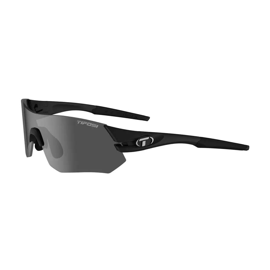 TIFOSI Brille mit Wechselgläsern TSALI (Smoke, AC Red, Clear) matte black TFI-1640100101