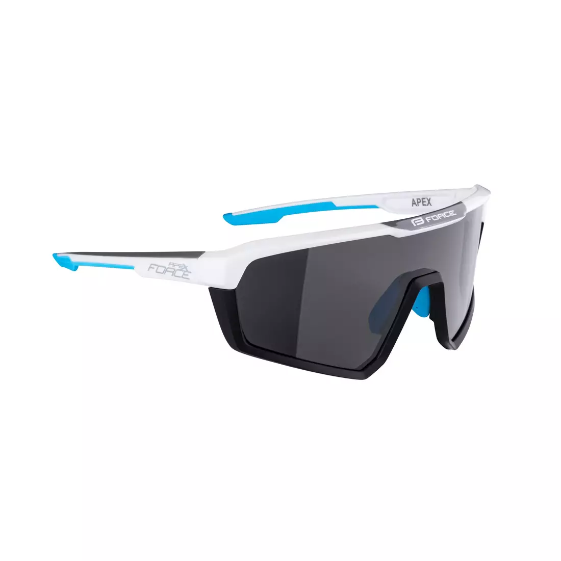 FORCE Fahrrad / Sportbrille APEX, weiß und grau, 910891