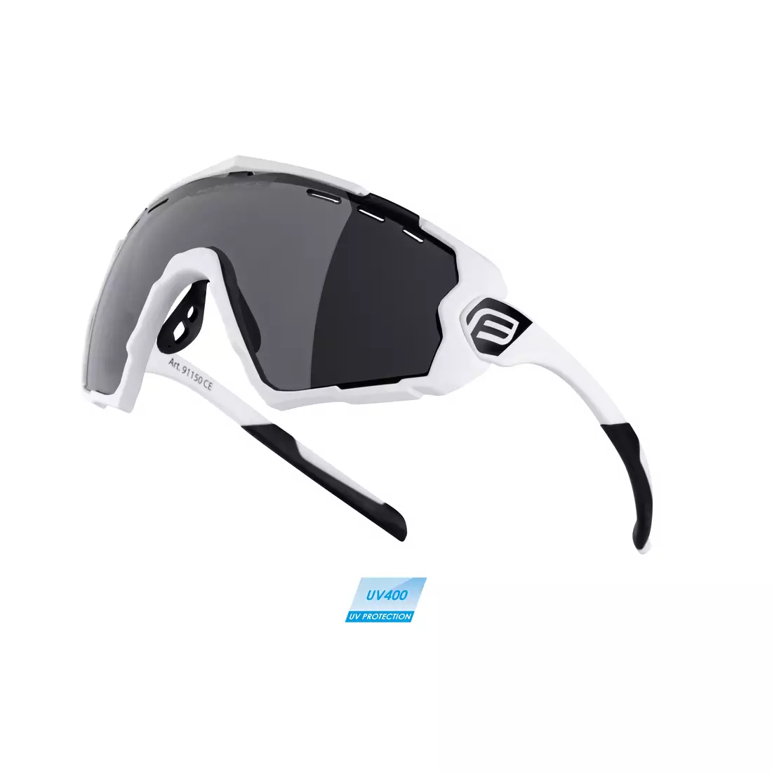 FORCE Fahrrad / Sportbrille OMBRO white 91150