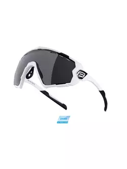 FORCE Fahrrad / Sportbrille OMBRO white 91150