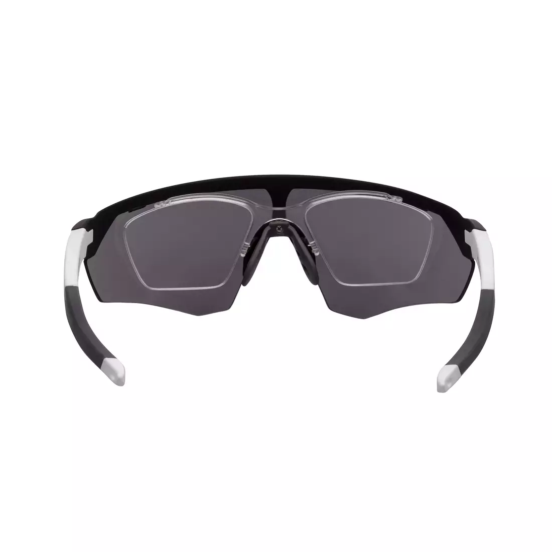 FORCE Sonnenbrille ENIGMA, schwarz-weiß matt, schwarze Gläser 91162