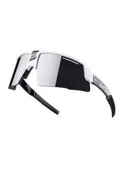 FORCE Sonnenbrille IGNITE, schwarz-weiß, schwarze Gläser 910945