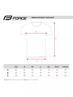 FORCE Sport-T-Shirt SPIRIT black 90783-XS