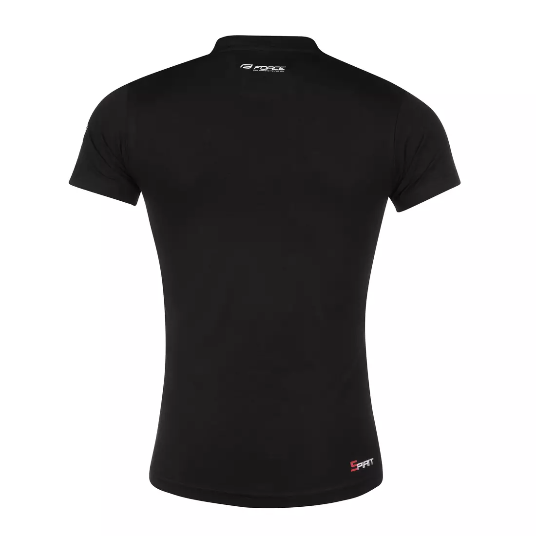 FORCE Sport-T-Shirt SPIRIT black 90783-XS