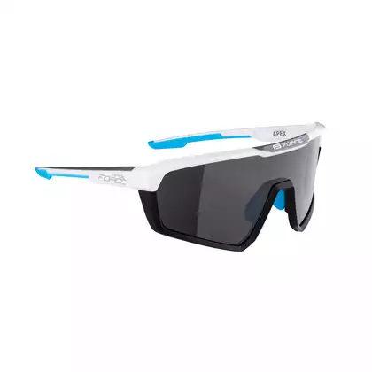 FORCE Fahrrad / Sportbrille APEX, weiß und grau, 910891