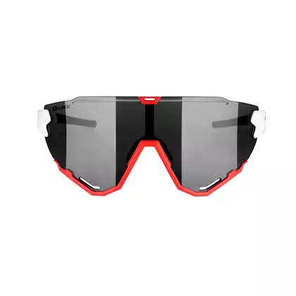 FORCE Fahrrad / Sportbrille CREED Weiß Rot, 91182