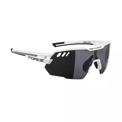 FORCE sportbrille AMOLEDO, weiß-grau 910871