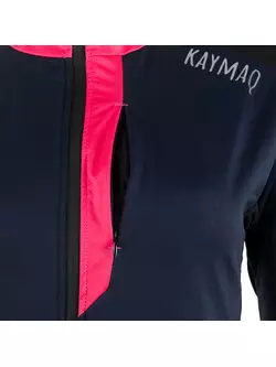 KAYMAQ JWSW-100 damen Winter Softshell Radjacke blau-schwarz