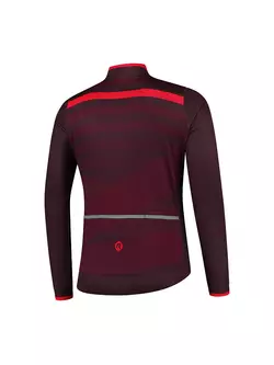 ROGELLI Fahrrad-Sweatshirt für Herren STRIPE Bordeaux ROG351014
