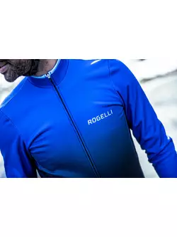 Rogelli Herren Fahrrad Winterjacke HORIZON, Schwarz und blau, ROG351043