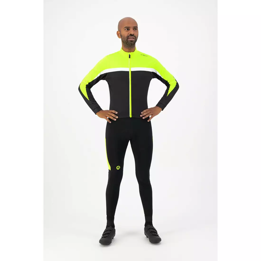 Rogelli Isoliertes Radsport-Sweatshirt für Herren COURSE, fluo, ROG351004