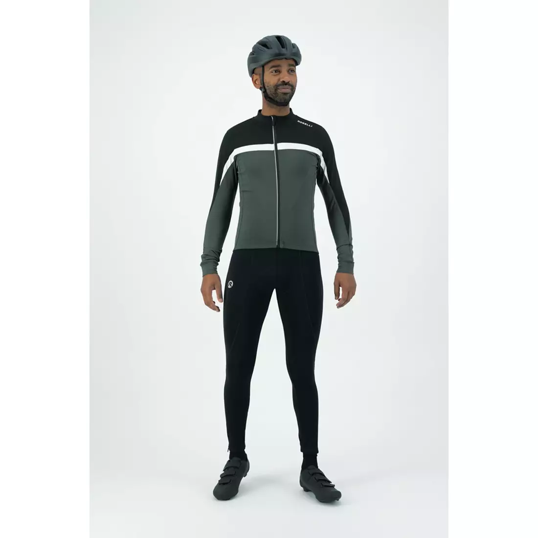 Rogelli Isoliertes Radsport-Sweatshirt für Herren COURSE, grau, ROG351007