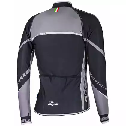 ROGELLI Fahrrad-Sweatshirt für Herren ANDRANO 2.0, Grauschwarz, 001.322