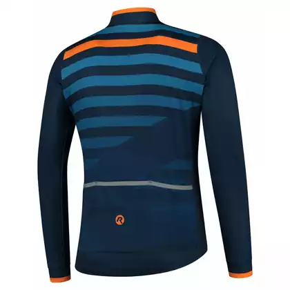 ROGELLI Fahrrad-Sweatshirt für Herren STRIPE, Blau, ROG351013