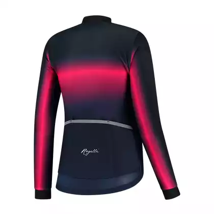 ROGELLI Fahrrad Winterjacke für Damen DREAM pink/navy blue ROG351093