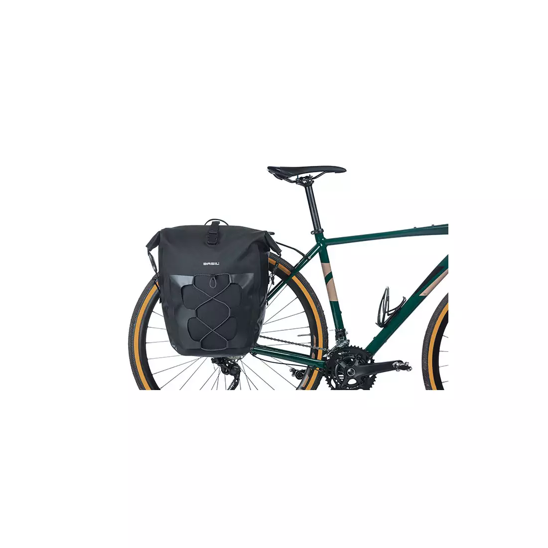 BASIL Einzelne Fahrradtasche NAVIGATOR WATERPROOF SINGLE BAG, 25-31L, black 18258