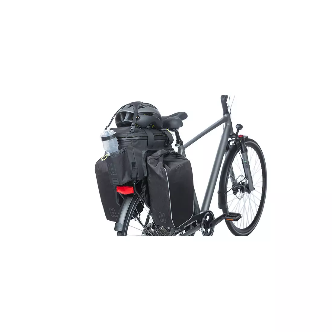 BASIL Fahrradkoffer, auf dem Stamm TRUNKBAG XL Pro, 9-36L, black lime 18295