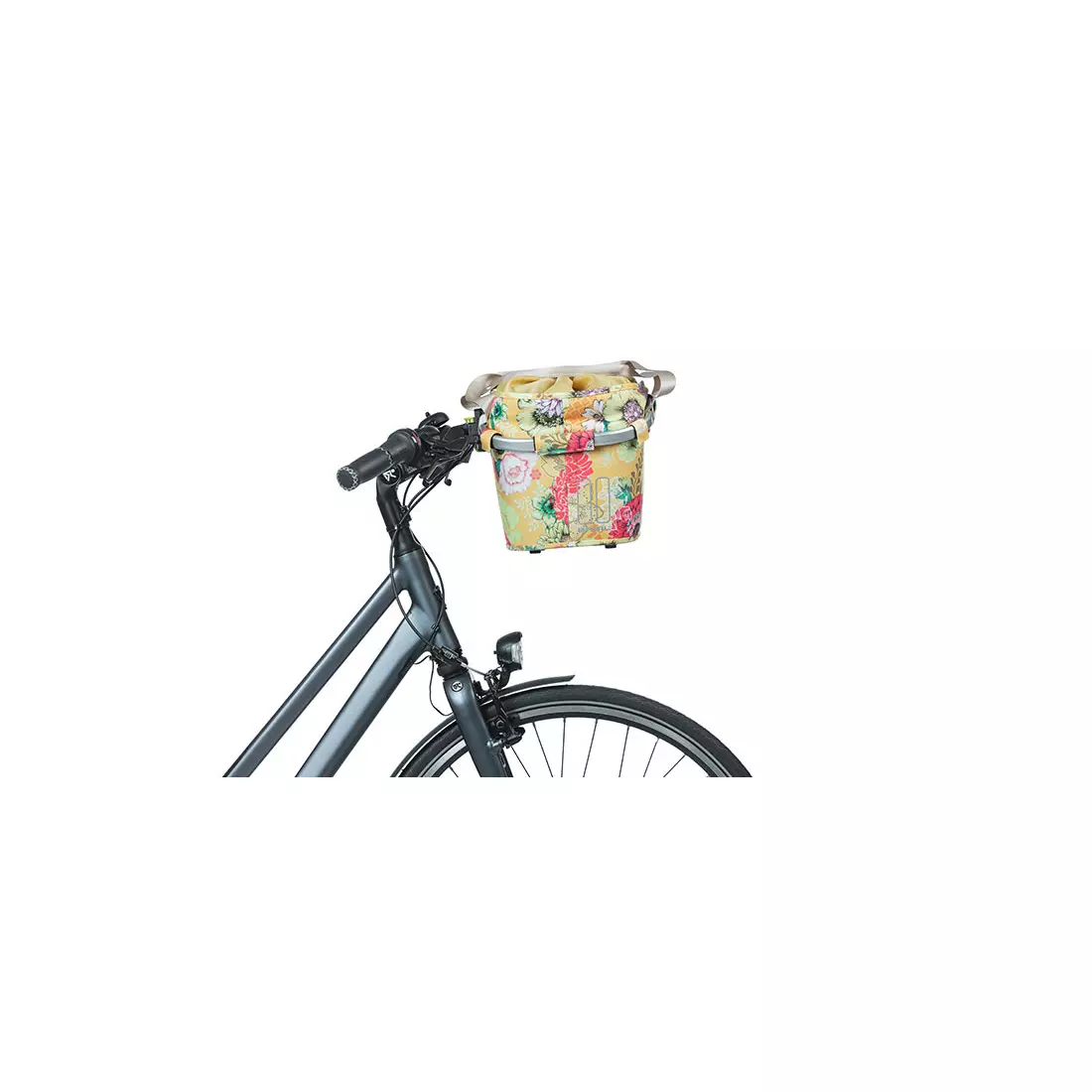 BASIL Fahrradkorb für den Lenker BLOOM FIELD CARRY ALL BASKET, 15L, honey yellow 11290