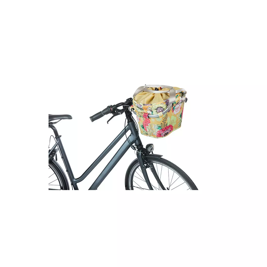 BASIL Fahrradkorb für den Lenker BLOOM FIELD CARRY ALL BASKET, 15L, honey yellow 11290