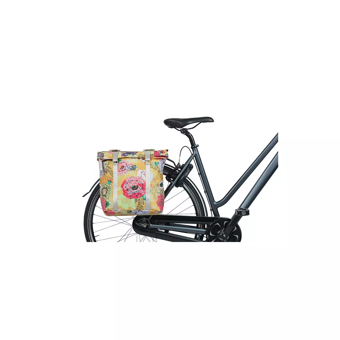 BASIL Fahrradtasche - doppelt BLOOM FIELD TORBA DOUBLE BAG, 28-35L, honey yellow 18155