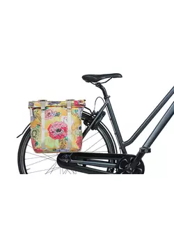 BASIL Fahrradtasche - doppelt BLOOM FIELD TORBA DOUBLE BAG, 28-35L, honey yellow 18155