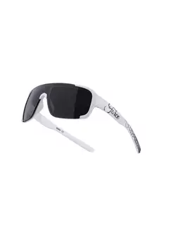 FORCE Damen-/Jugendsonnenbrille CHIC, schwarz-weiß, schwarze Gläser 90962