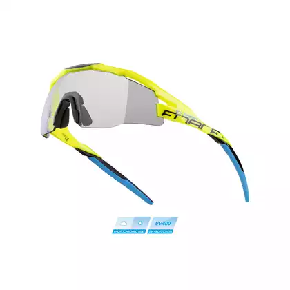 FORCE Radsport / Sportbrille EVEREST photochrome, fluo, 910902