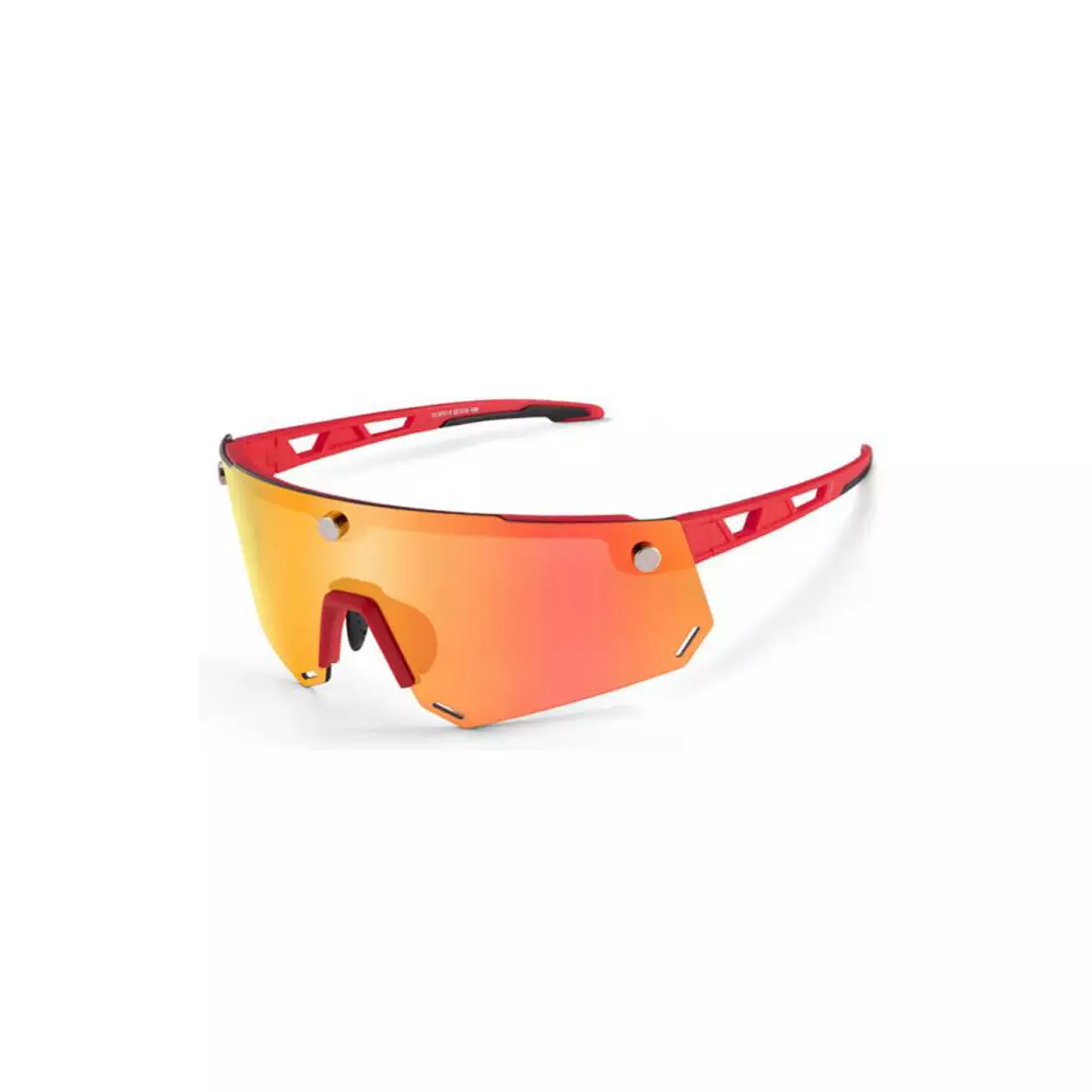 Rockbros SP213RB Fahrrad / Sportbrille mit polarisiertem rot