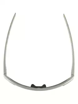 ALPINA BONFIRE Q-LITE Polarisierte Sportbrille, cool grey matt / silver mirror
