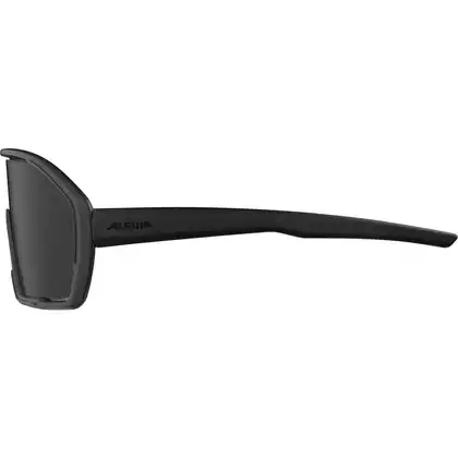 ALPINA Sportbrille BONFIRE BLACK MATT - MIRROR BLACK, A8687431
