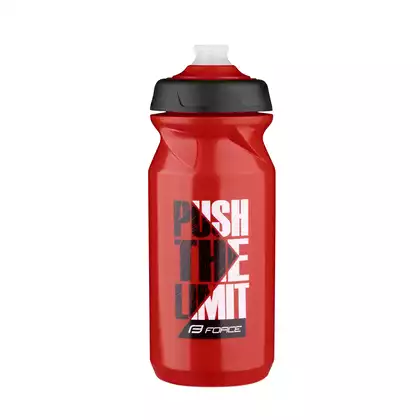FORCE Flasche PUSH 0,65 l, rot, schwarz und weiß, 25583