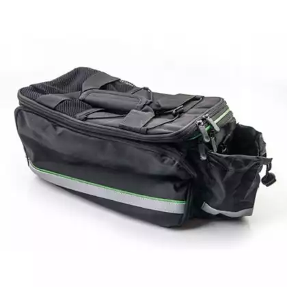 Fahrradtasche für den Kofferraum 20l, schwarz und grün